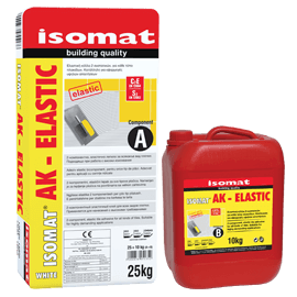 ISOMAT AK-ELASTIC Υψηλής ποιότητας, μεγάλης ελαστικότητας, τσιμεντοειδής κόλλα πλακιδίων